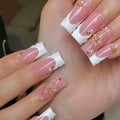 Acrylic Nail Extensions 3D Floral Lightweight & Durable