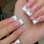 Acrylic Nail Extensions 3D Floral Lightweight & Durable