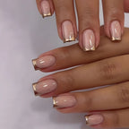 Acrylic Nail Extensions Butterfly Design & Rhinestones