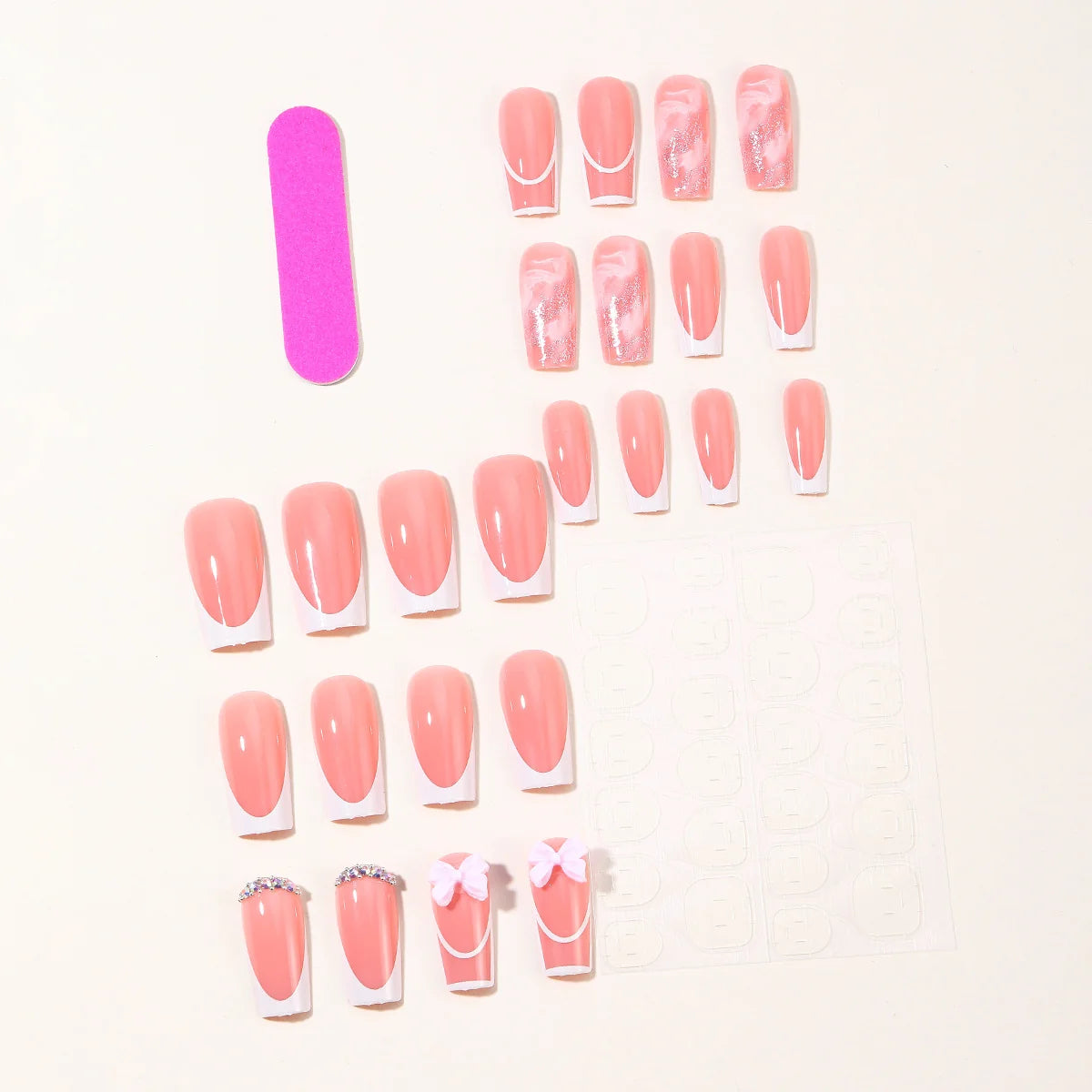 Acrylic Nail Extensions Durable 3D Designs & Customizable Length