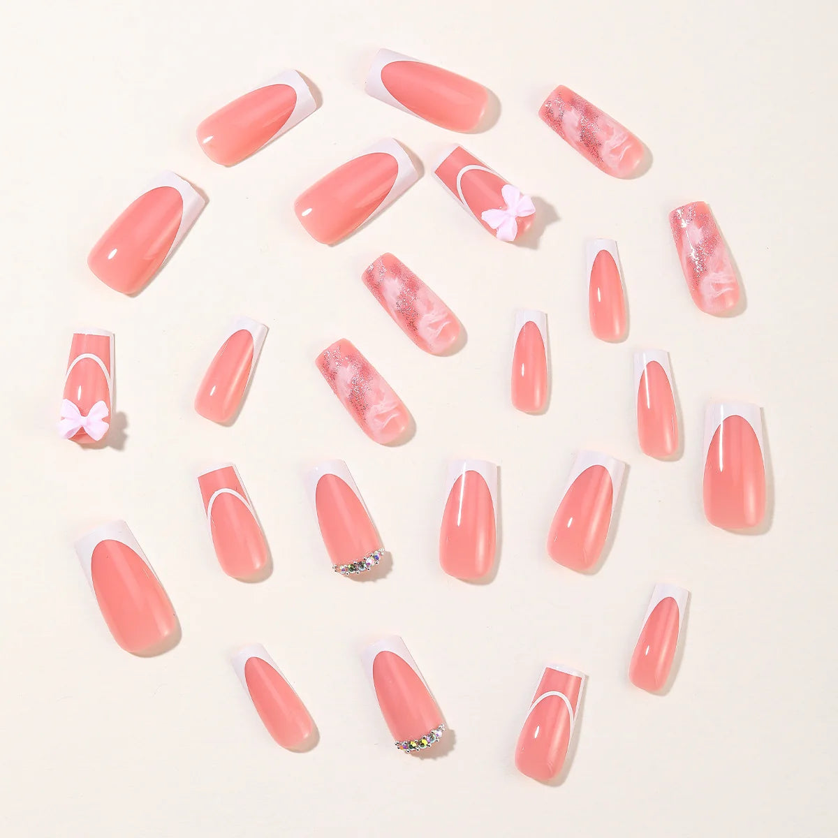 Acrylic Nail Extensions Durable 3D Designs & Customizable Length