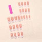 Acrylic Nail Extensions Floral Accent Secure Fit