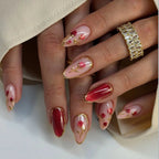 Acrylic Nail Extensions Floral Accents Set of 24