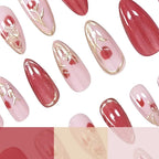 Acrylic Nail Extensions Floral Accents Set of 24