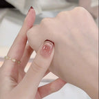 Acrylic Nail Extensions Floral Design Custom Fit