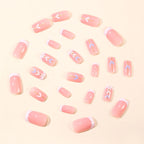 Acrylic Nail Extensions Floral Design Lightweight & Chip-Resistant