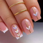 Acrylic Nail Extensions Floral Design Lightweight & Chip-Resistant