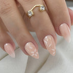 Acrylic Nail Extensions Floral Design Long-Lasting