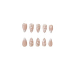 Acrylic Nail Extensions Floral Design Long-Lasting