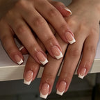 Acrylic Nail Extensions French Tip Easy Application Set of 24