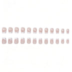 Acrylic Nail Extensions French Tip Easy Application Set of 24