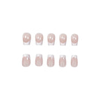 Acrylic Nail Extensions French Tip Easy Application Set of 24