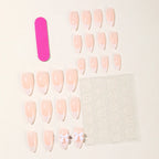 Acrylic Nail Extensions French Tip Pre-Shaped Comfortable Fit