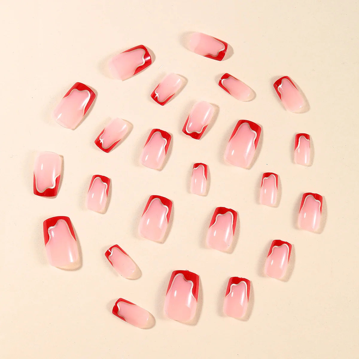 Acrylic Nail Extensions French Tip Salon-Quality