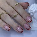 Acrylic Nail Extensions French Tip Salon-Quality
