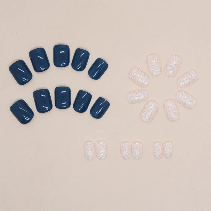Acrylic Nail Extensions Geometric Textured Comfortable Fit