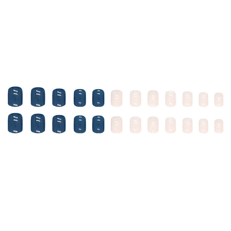 Acrylic Nail Extensions Geometric Textured Comfortable Fit