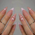 Acrylic Nail Extensions Heart-Embellished Complete Kit & Easy Application