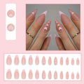 Acrylic Nail Extensions Heart-Embellished Complete Kit & Easy Application