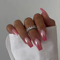 Acrylic Nail Extensions Ombre Gradient Chip-Resistant Square & Stiletto