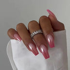 Acrylic Nail Extensions Ombre Gradient Chip-Resistant Square & Stiletto