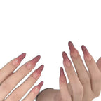 Acrylic Nail Extensions Ombre Gradient Dry Rose Easy Application