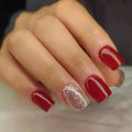 Acrylic Nail Extensions Short Glossy Set of 24