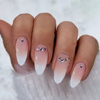Acrylic Nail Extensions Short Glossy Set of 24