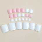 Acrylic Nail Kit White & Pastel Designs