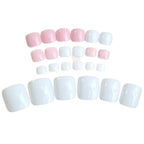 Acrylic Nail Kit White & Pastel Designs