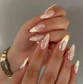 Acrylic Nail Set 3D Shell & Gem Design