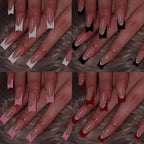 Acrylic Nail Set 96-Piece Includes Glue & File