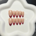 Acrylic Nail Set Almond Shape Adhesive Included