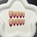 Acrylic Nail Set Almond Shape Adhesive Included