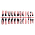Acrylic Nail Set Black-Pink Designs Storage Box
