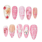 Acrylic Nail Set Christmas Designs & Easy Application