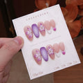 Acrylic Nail Set Floral Design Set of 24
