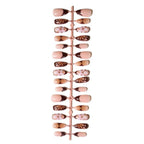 Acrylic Nail Set Floral Designs Chip-Resistant