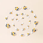 Acrylic Nail Set Floral Designs Easy Application
