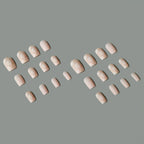 Acrylic Nail Set Floral Press-On Long-Lasting