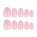 Acrylic Nail Set French Tip & Glitter Kit