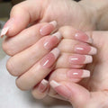 Acrylic Nail Set French Tip Glue-On Multiple Sizes