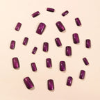 Acrylic Nail Set Glossy Ombre Long Lasting
