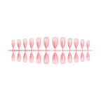 Acrylic Nail Set Glossy Shimmer Adhesive Strips