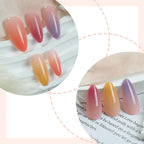 Acrylic Nail Set Gradient Pastel Easy Application