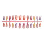 Acrylic Nail Set Gradient Pastel Easy Application