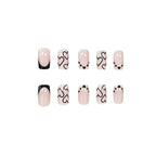 Acrylic Nail Set Heart & Ombre 24 Pieces