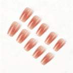 Acrylic Nail Set High-Gloss & Natural Finish
