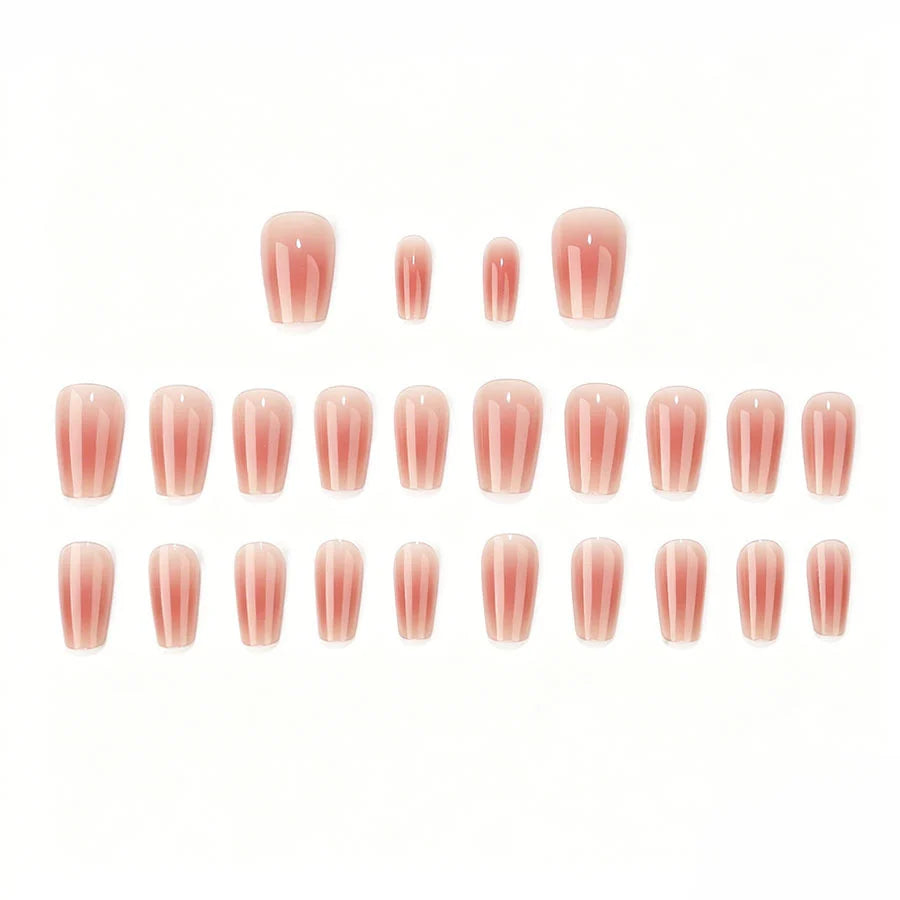 Acrylic Nail Set High-Gloss & Natural Finish