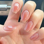 Acrylic Nail Set High-Gloss & Natural Finish